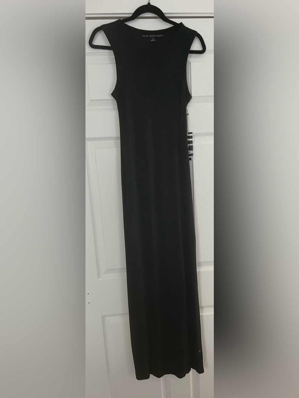 HYFVE Black Dress Knit Sleeveless Maxi Dress